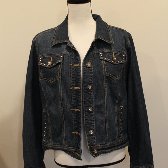 Cato Jean Jacket Size L - Picture 9 of 9